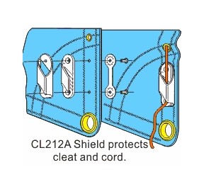 ClamCleat Sail Cleats Shield CL212A H2O Sensations