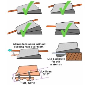 ClamCleat Tapered Pad 59mm