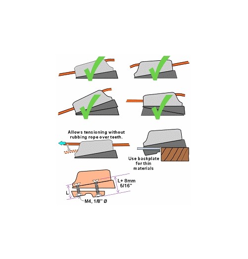 ClamCleat Tapered Pad 59mm