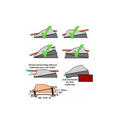 ClamCleat Tapered Pad 87mm