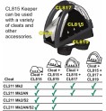 ClamCleat Keeper for CL211 Mk2 Racing Juniors