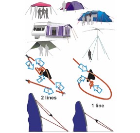 ClamCleat Line-Lok Mini Nylon Black