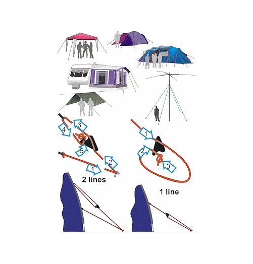 ClamCleat Line-Lok Mini Nylon Black