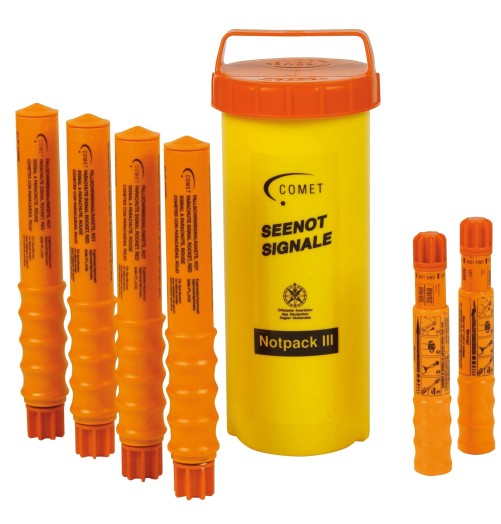 Comet Coffret avec signaux de détresse, pour navigation côtière