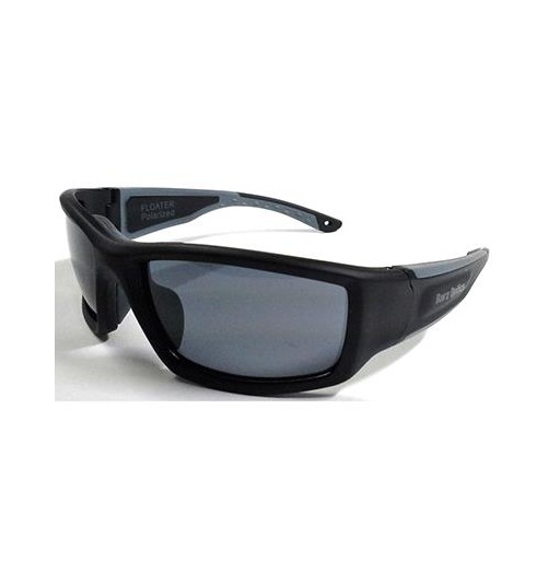 Barz Optics Floater Noir Mat AC Polarisée Grise