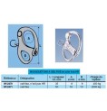 Wichard Snap Shackles Fixed Eye 35mm