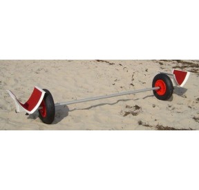 CadKat Eco-Line Catamarans Trolley Wheels 410*140 with Craddle V CADKAT26_140V H2O Sensations