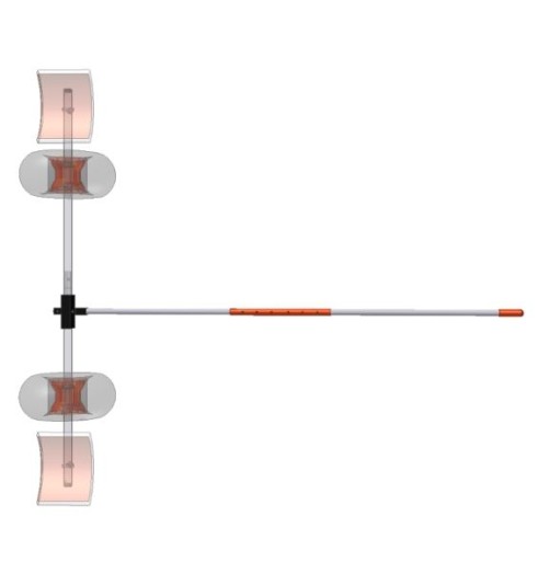 CadKat Handle 35mm Trolley Round Tube 50mm EuroTrax 482 H2O Sensations