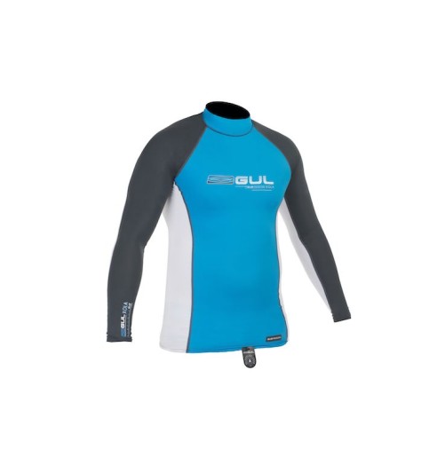 Gul Mens Xola UV Protection Long Sleeves Blue White GULRG0339BW H2O Sensations