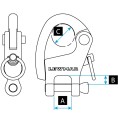 Lewmar Synchro Snap Shackle 40mm