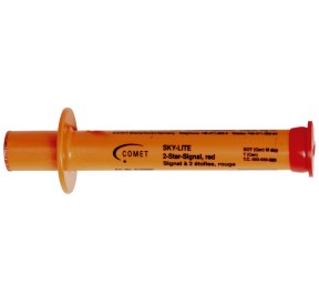 Sky-lite 2 star signal Rocket, red
