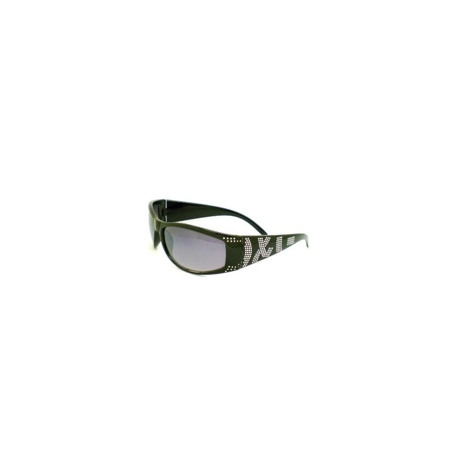 Barz Optics Capri Noire avec Brillants AC Polarisée Ambre