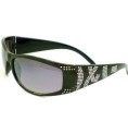 Barz Optics Capri Noire avec Brillants AC Polarisée Ambre