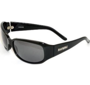 Barz Optics Coco Noir 'Gloss Ziel Hand Made' CR Polarisée Gris