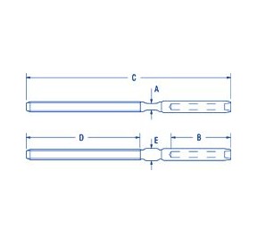 Ronstan Terminal Embouts Sertir Filetés Ridoirs Sealoc 4mm 1/4 UNF