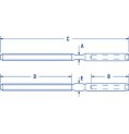 Ronstan Terminal Embouts Sertir Filetés Ridoirs Sealoc 4mm 1/4 UNF
