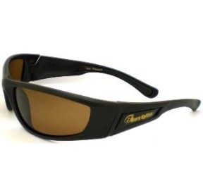 Barz Optics Fraser Noir Mate AC Polarisée Ambre