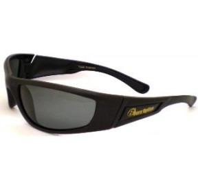 Barz Optics Fraser Noir Mate AC Polarisée Gris