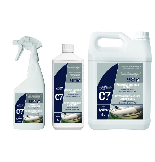 Nautic Clean 07 Nettoyant Pneumatiques et Semi-Rigides