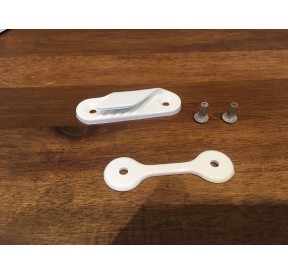 ClamCleat Leech Line Sail Cleats Backplate CL212 H2O Sensations