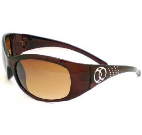 Barz Optics Hayman Brune avec Brillant AC Polarisée Ambre