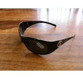 Barz Optics Hayman Noir avec Brillant AC Polarisée Gris