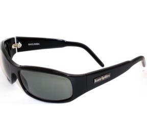 Barz Optics Madjimba Noir 'Gloss Ziel Hand Made' GL Polarisée Gris