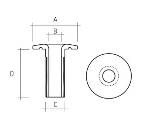 Ropeye Inserts Passe Pont Simple TDP
