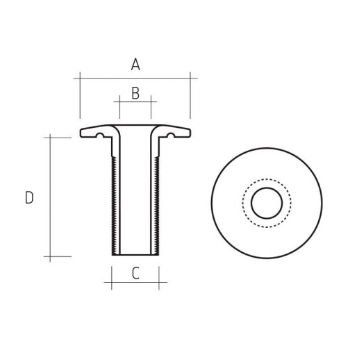 Ropeye Inserts Passe Pont Simple TDP