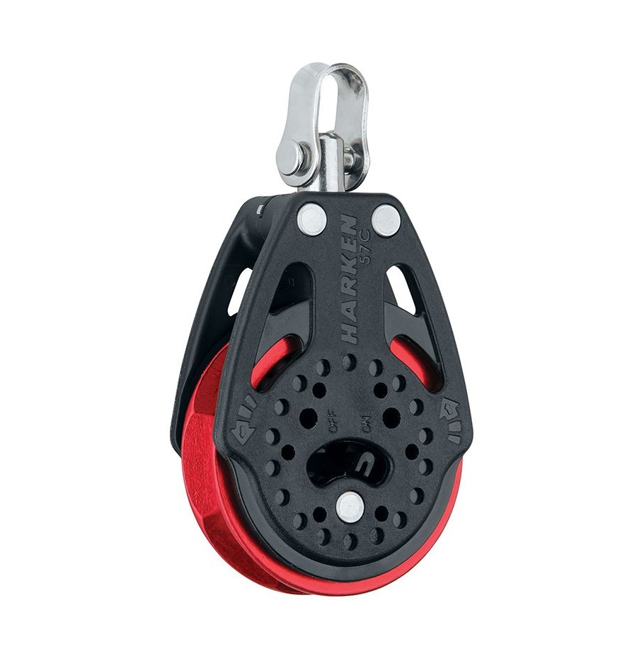Harken Carbo Poulie 57mm Emerillon Winch Rouge