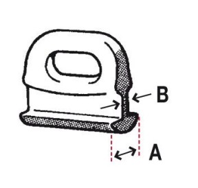 Bainbridge Internal Slug Slides Plastic Selden Mast 30*14*4mm A014 H2O Sensations