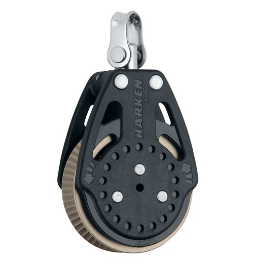 Harken Carbo Poulie 57mm Simple Emerillon Ratchamatic *1.5