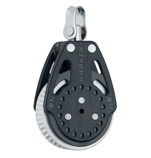 Harken Carbo Poulie 57mm Simple Emerillon Ratchamatic*2.0