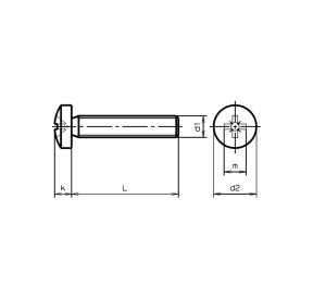 Stainless Steel A2 Screws M5 20mm Pozidriv Pan Head A2M5PPH20