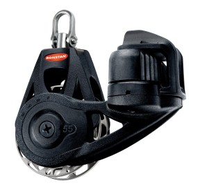 Ronstan Block Orbit 55mm Swivel Single Winch Adjustable Cleat 56120 H2O Sensations
