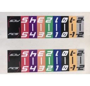 Nacra FCS Autocollant Réglage Trim Foil NAC32433 H2O Sensations