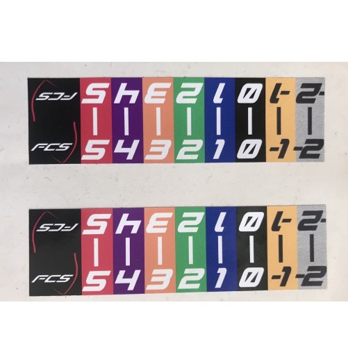 Nacra FCS Foil Trim Stickers NAC32433 H2O Sensations
