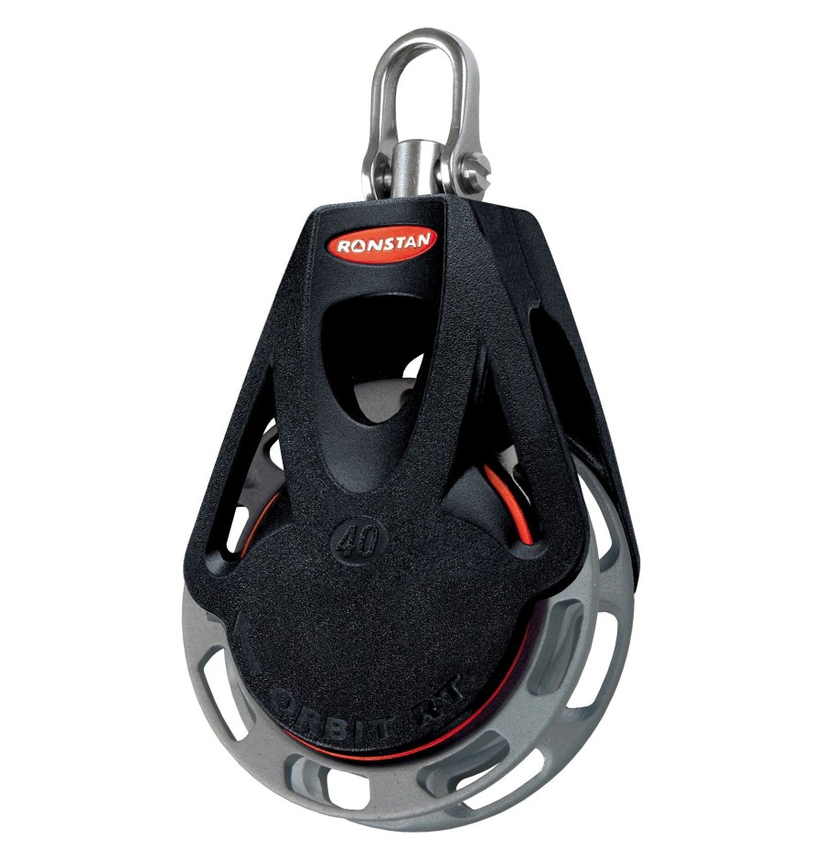 Ronstan Block Orbit 40mm Single Winch Auto Shackle