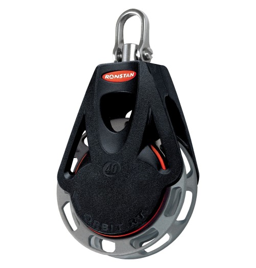 Poulie Ronstan Orbit 40mm Simple Winch Automatique loop