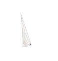 Nacra F18 Infusion Full Batten Jib Pentex