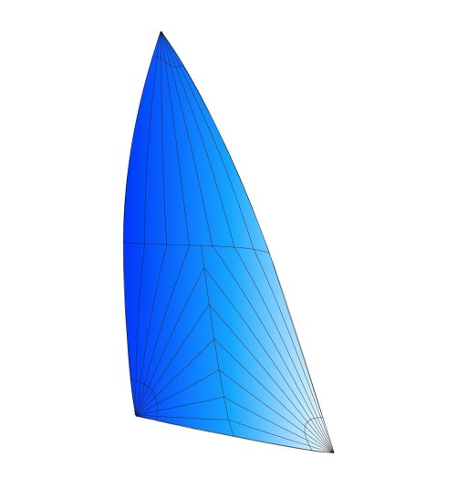 Nacra 17 MK1 Spinnaker Nylon Bleu 60275 H2O Sensations