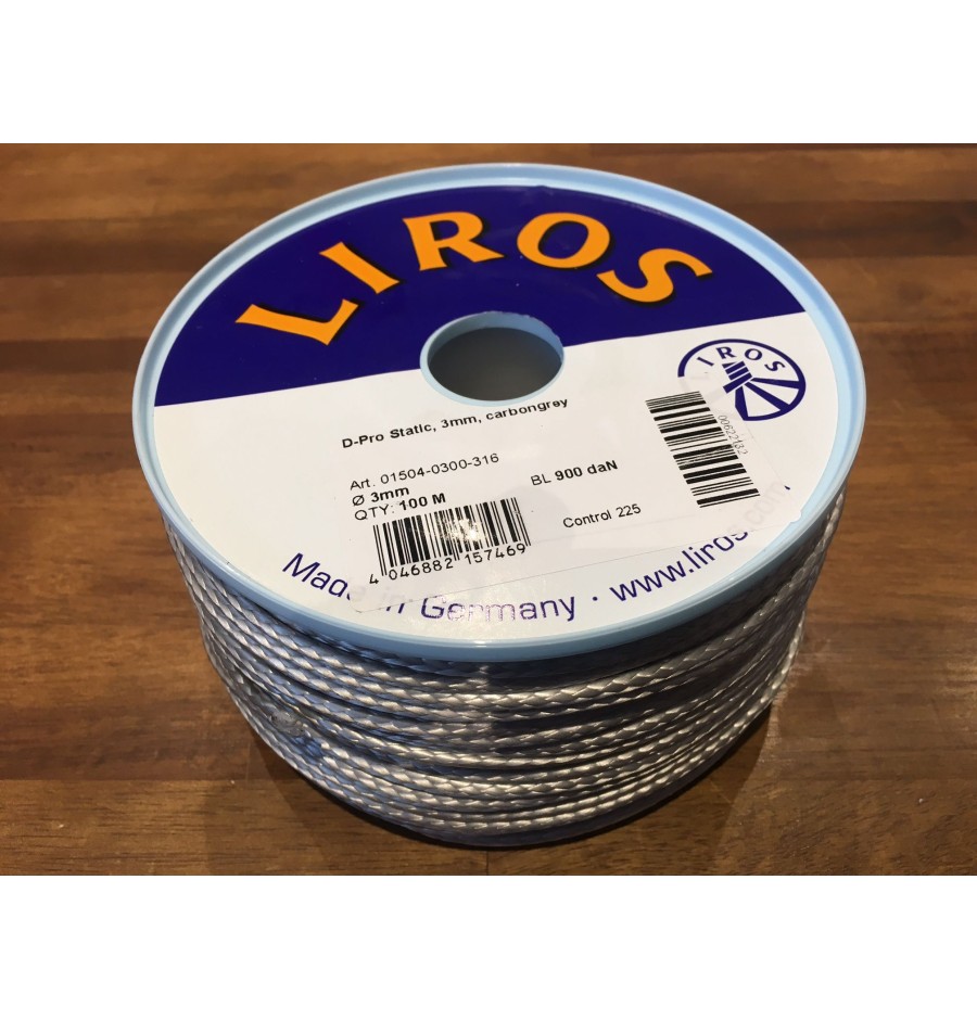 Liros D-Pro Static Dyneema DM20 6mm Bobine Seulement