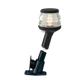 Aquasignal Feux tout horizon blanc 360° sur mât inclinable série 20