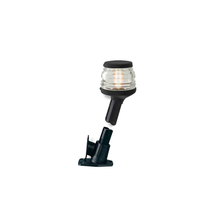 Aqua Signal Serie 20 360 ° All-round Black light Telescopic Inclined Mast 610mm