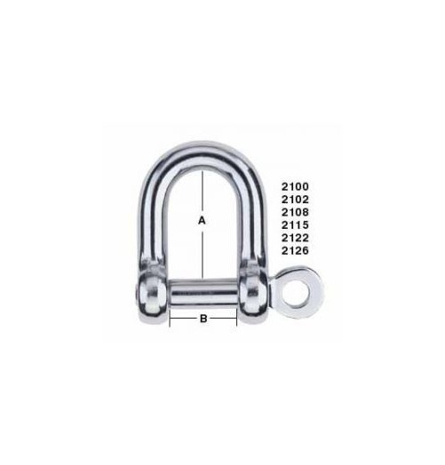 Harken Forged D Shackles 6mm 2108 H2O Sensations