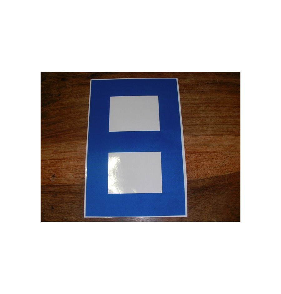 H2O Sensations Digital Number 230mm Blue