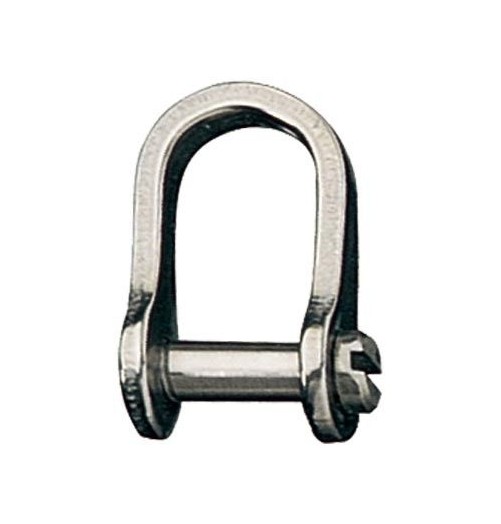 Ronstan Shackle D Slotted Pin 1/4" 6.4mm RF151 H2O Sensations