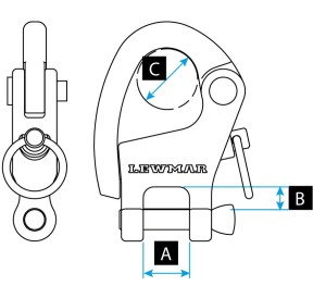 Lewmar Synchro Snap Shackle 60mm