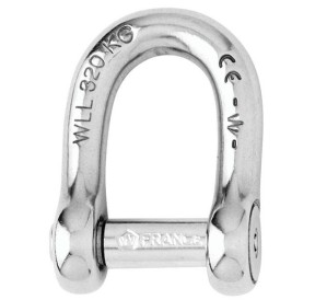 Wichard Shackle D Allen Head Pin 6mm 1303 H2O Sensations