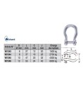 Wichard Manille Lyre Inox Axe Allen 8mm